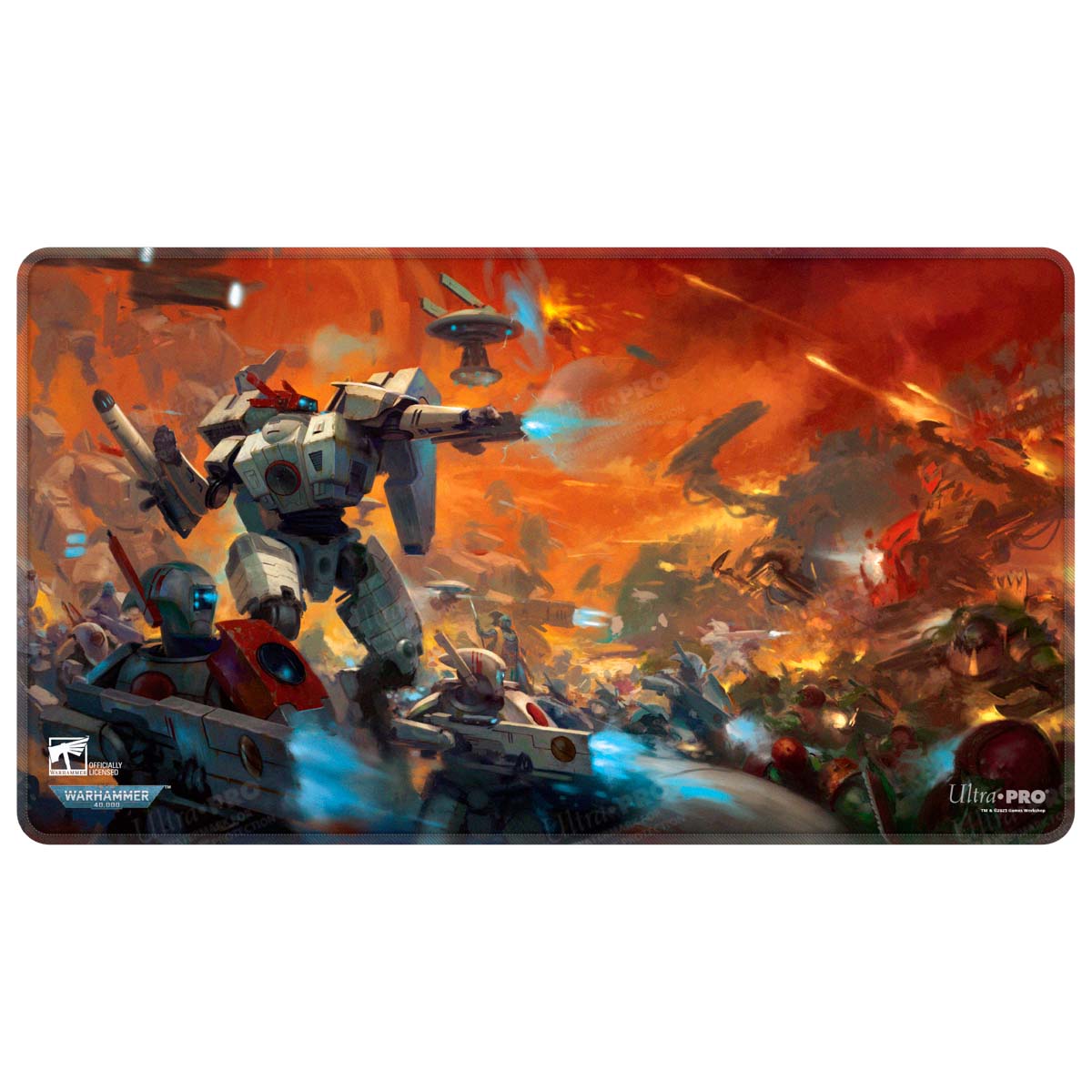 T’au Empire Stitched Edge Playmat for Warhammer 40,000 Front | Ultra PRO International