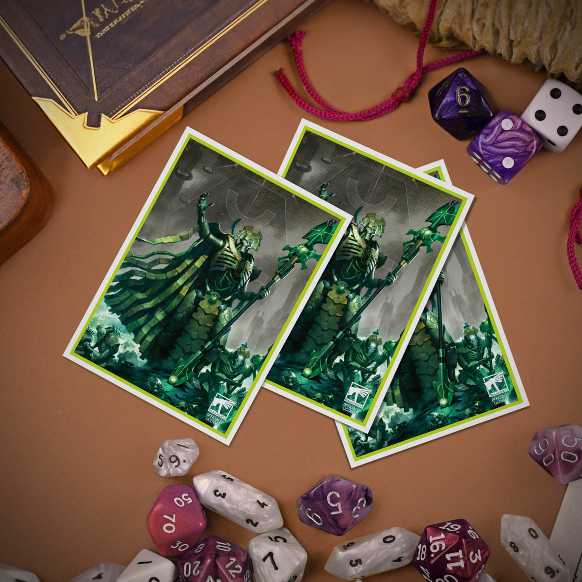 Necrons 105ct APEX DECK PROTECTOR® Sleeves for Warhammer 40,000