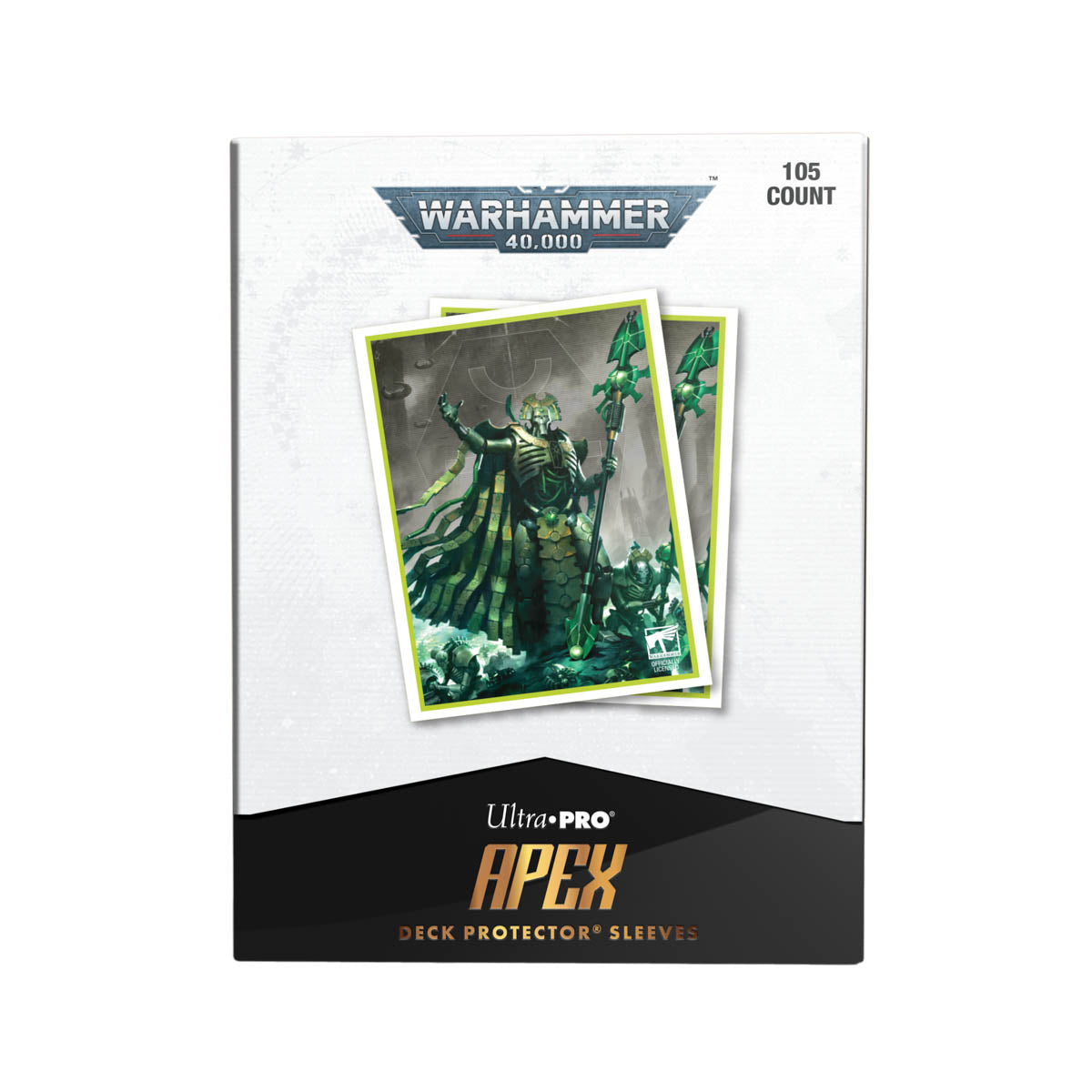 Necrons 105ct APEX DECK PROTECTOR® Sleeves for Warhammer 40,000