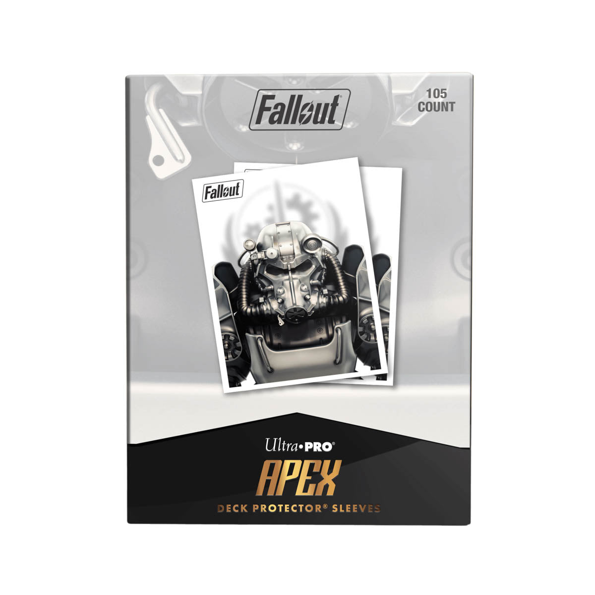 Fallout - Brotherhood of Steel 105ct APEX Deck Protector Sleeves for Tabletop Gaming