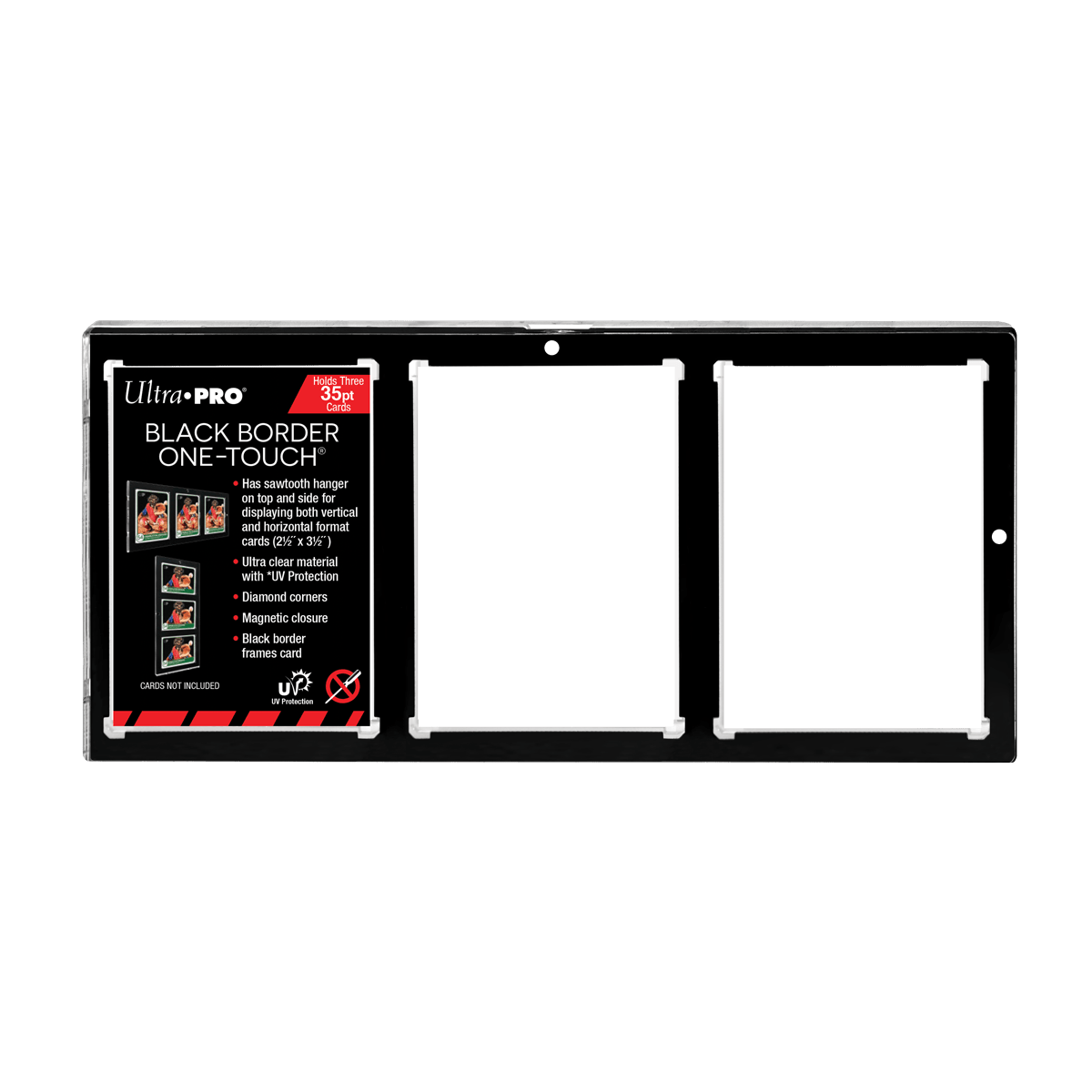 35PT 3 - Card Black Border UV ONE - TOUCH Magnetic Holder - E - 15113 - Ultra PRO - Ultra PRO International