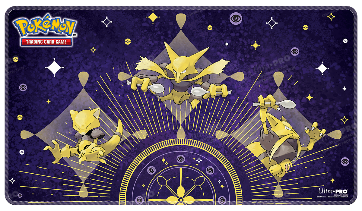 Abra Evolutions Stitched Playmat for Pokémon - E - 16217 - Ultra PRO International - Ultra PRO International