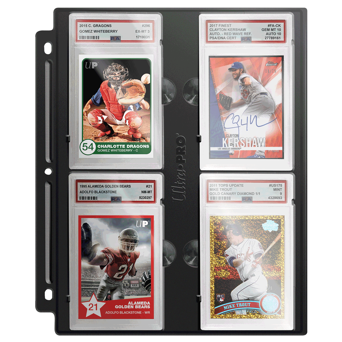 Black Graded Slab Page - E - 16271 - Ultra PRO - Ultra PRO International