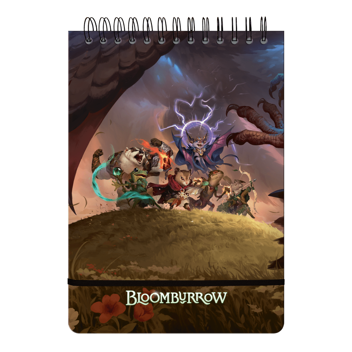 Bloomburrow Party Faceoff Against Dragonhawk, Fate's Tempest Spiral Life Pad for Magic: The Gathering - E - 38538 - Ultra PRO International - Ultra PRO International