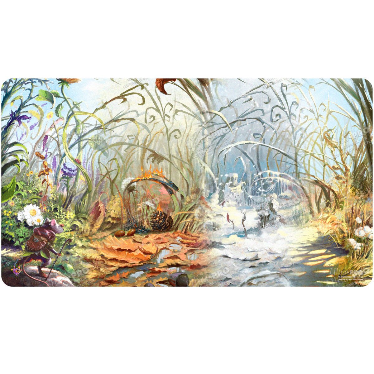 Bloomburrow Season Lands: Plains (Four Seasons) Standard Gaming Playmat for Magic: The Gathering - E - 38549 - Ultra PRO International - Ultra PRO International