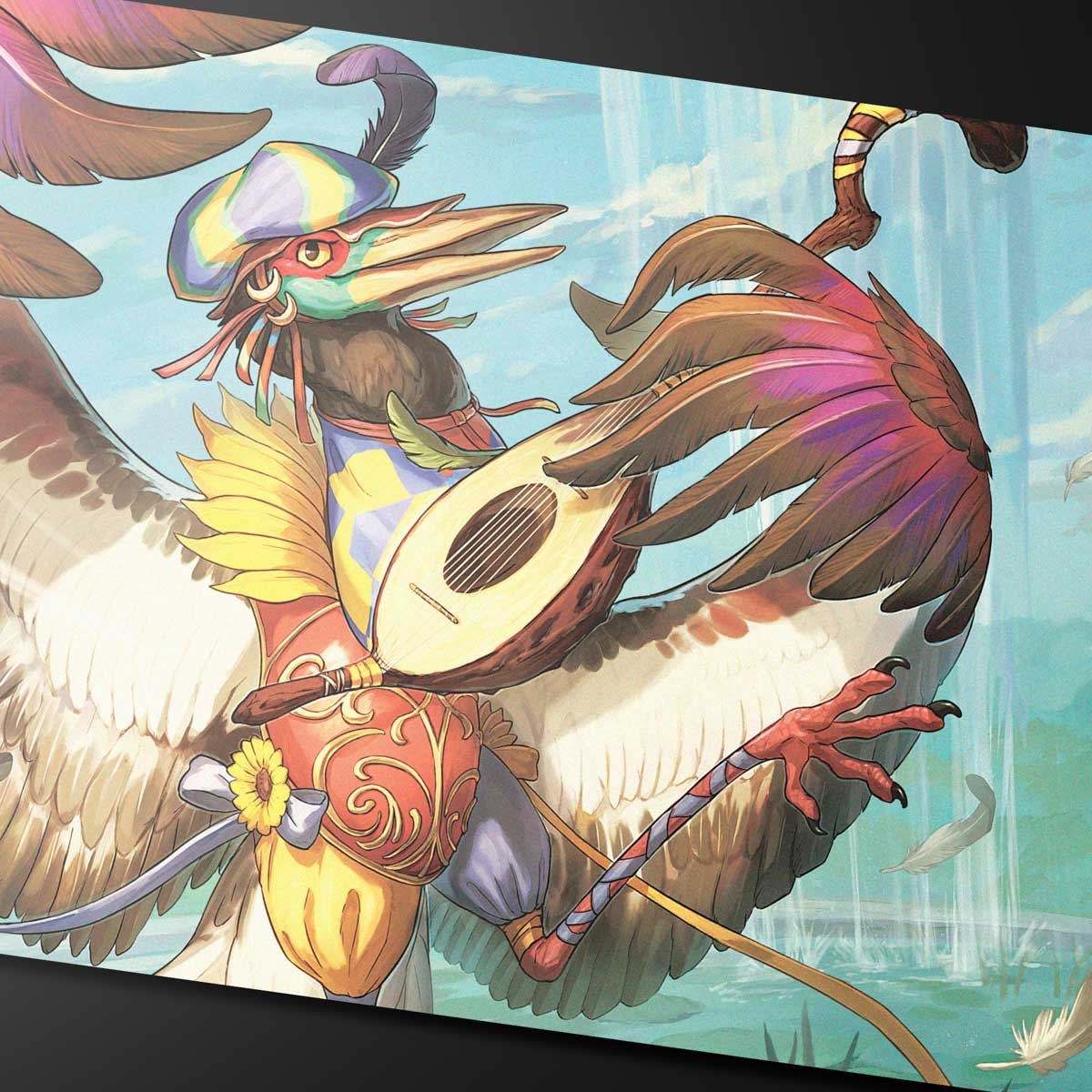 Bloomburrow Zinnia, Valley's Voice Playmat for Magic: The Gathering - E - 38546 - Ultra PRO International - Ultra PRO International