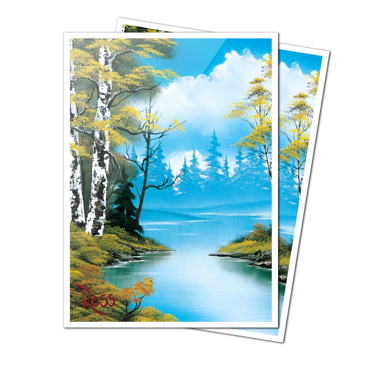 Bob Ross Lakeside Path 105ct APEX™ Deck Protector Sleeves - E - 16526 - Ultra PRO - Ultra PRO International