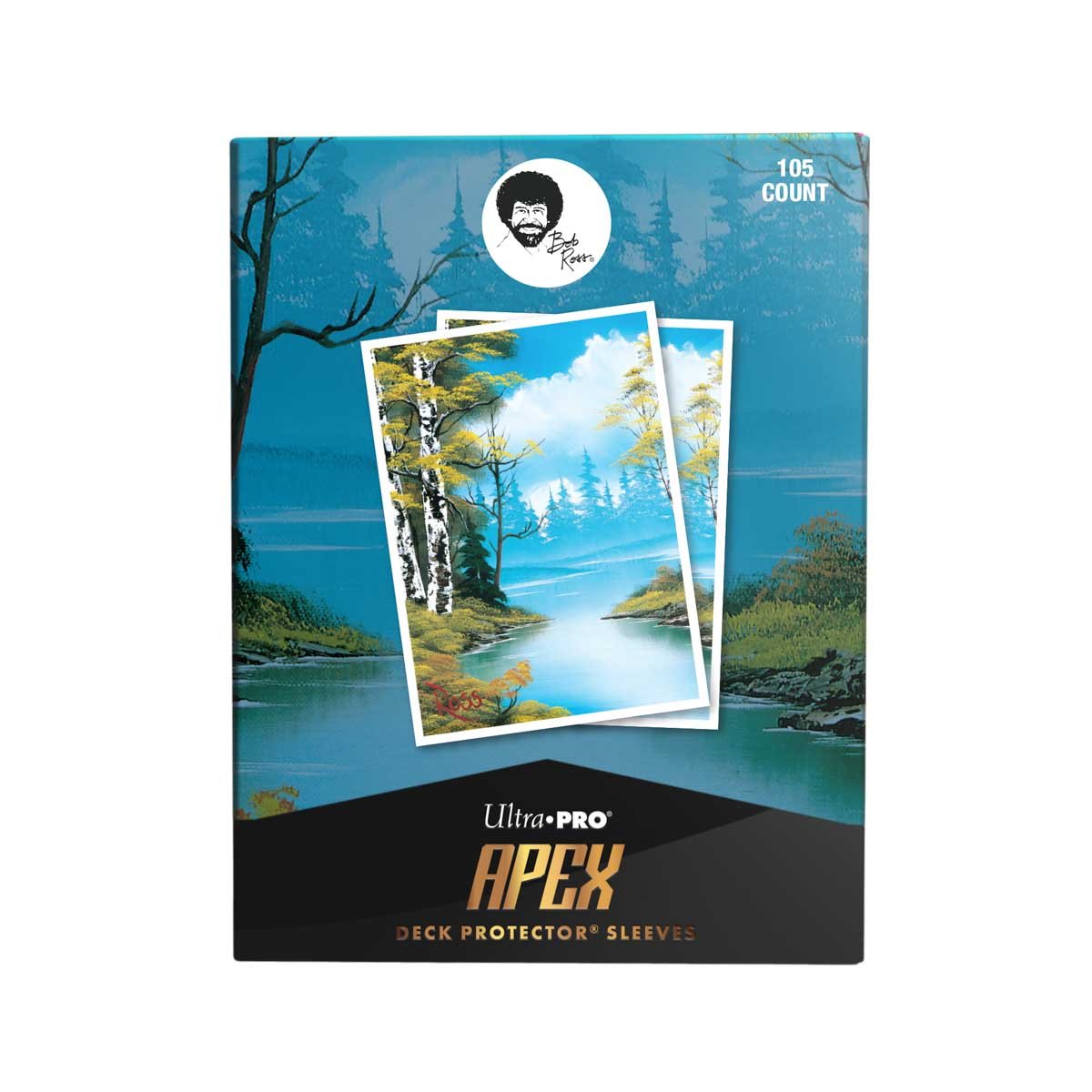 Bob Ross Lakeside Path 105ct APEX™ Deck Protector Sleeves - E - 16526 - Ultra PRO - Ultra PRO International