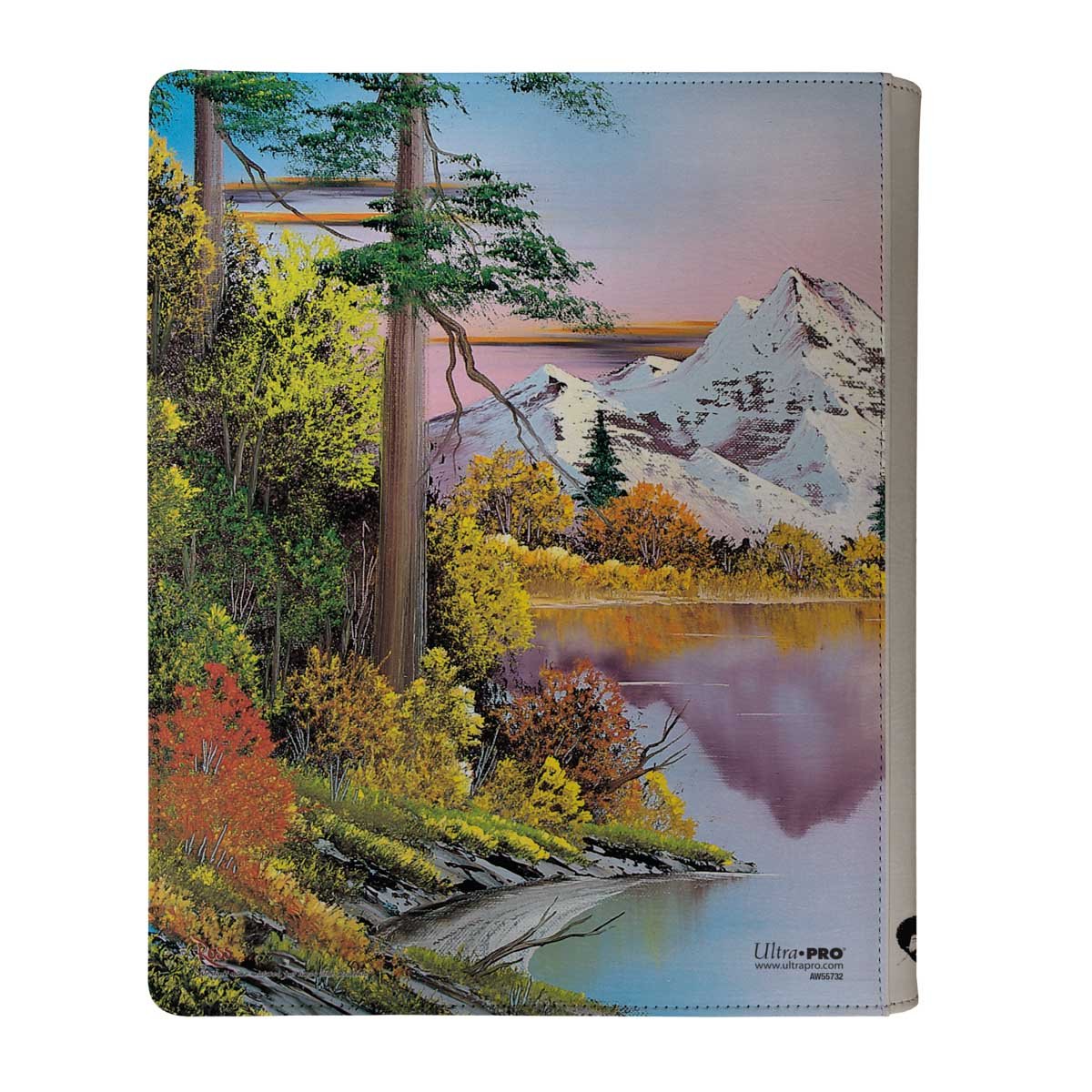 Bob Ross Mighty Mountain Lake 9 - Pocket Zippered PRO - Binder - E - 16529 - Ultra PRO International - Ultra PRO International