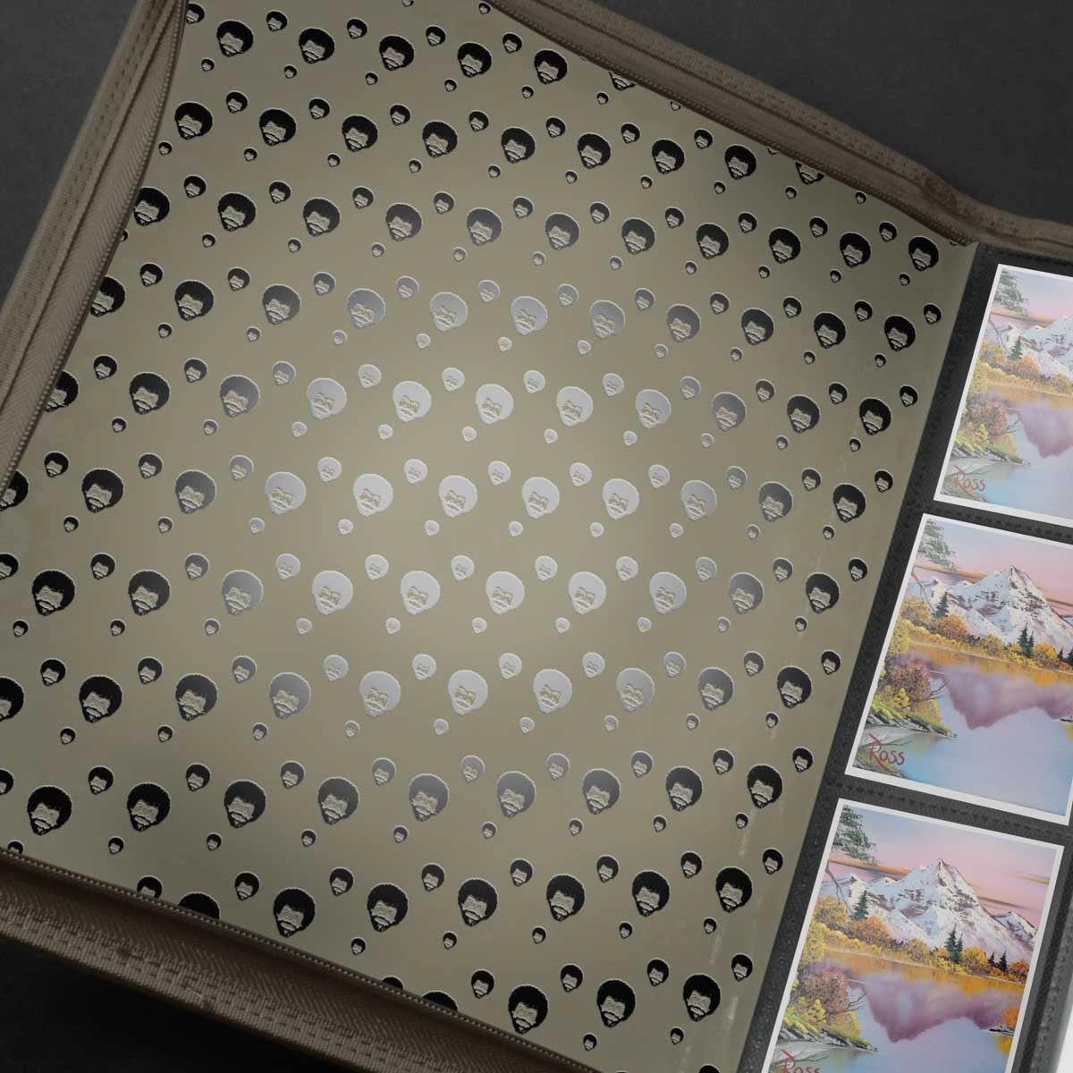 Bob Ross Mighty Mountain Lake 9 - Pocket Zippered PRO - Binder - E - 16529 - Ultra PRO International - Ultra PRO International