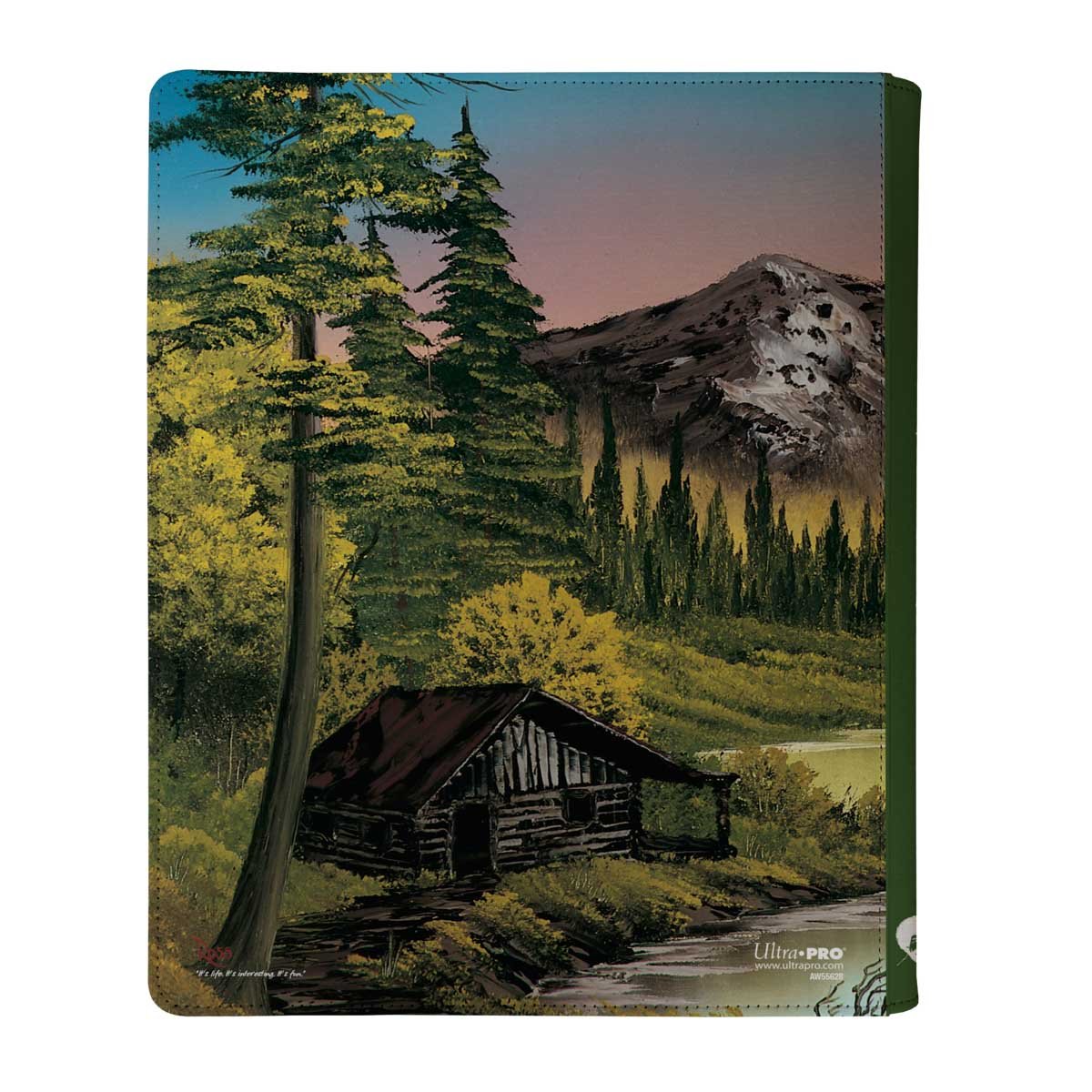 Bob Ross Mountain Retreat 9 - Pocket Zippered PRO - Binder - E - 16508 - Ultra PRO International - Ultra PRO International