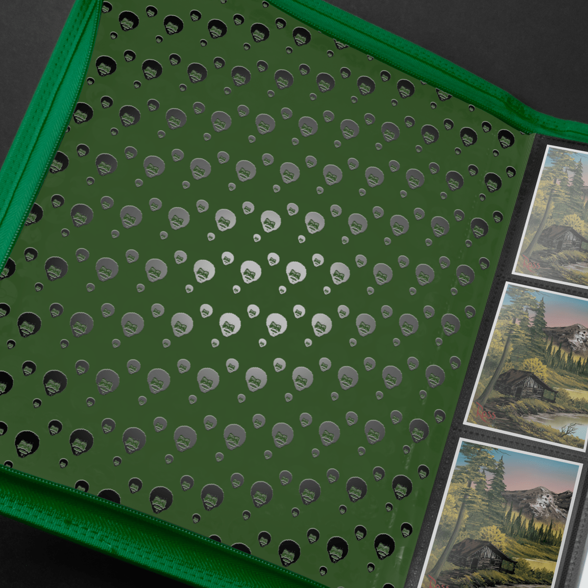 Bob Ross Mountain Retreat 9 - Pocket Zippered PRO - Binder - E - 16508 - Ultra PRO International - Ultra PRO International