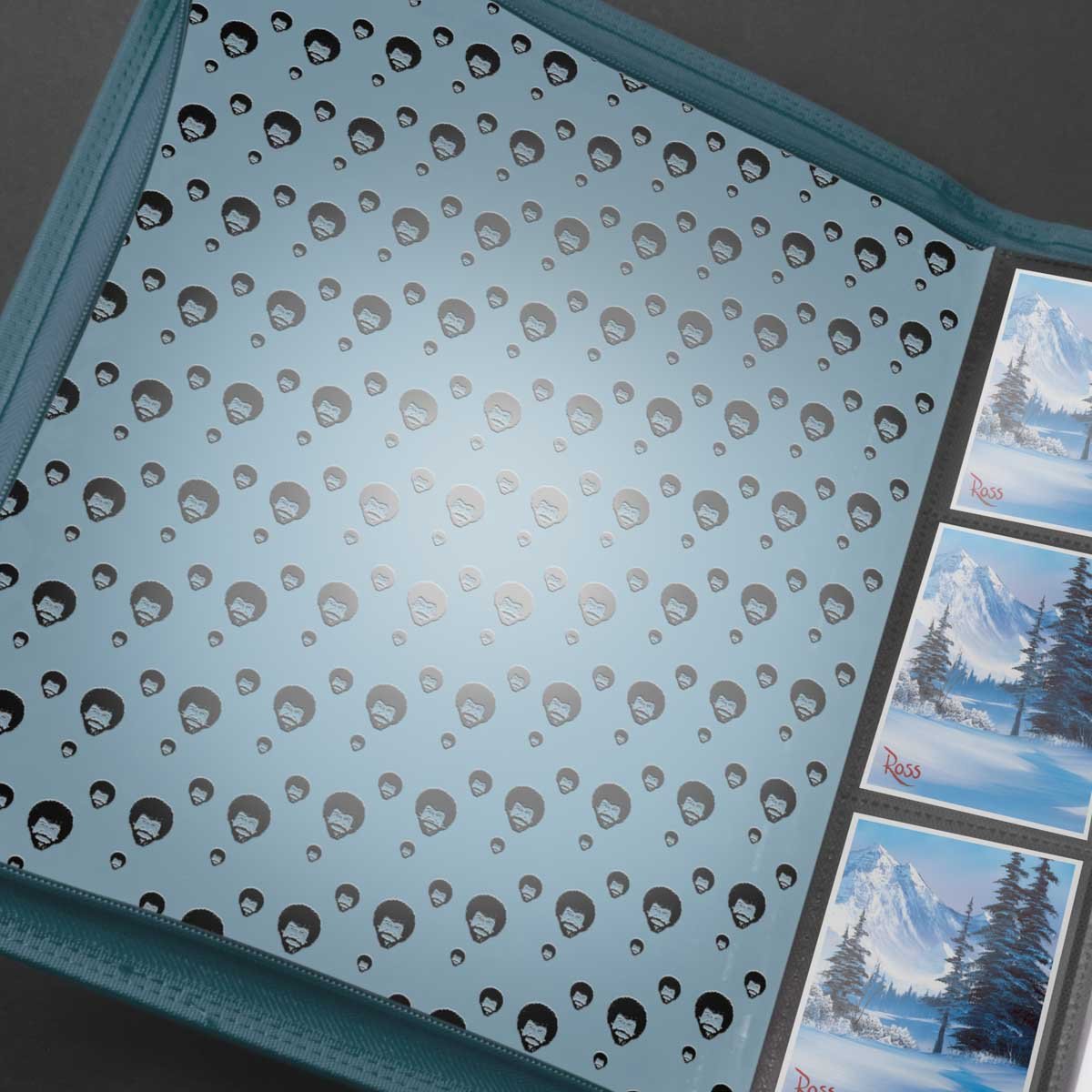 Bob Ross - Winter Paradise 9 - Pocket Zippered PRO - BINDER® for Tabletop Gaming - E-16521 - Ultra PRO - Ultra PRO International