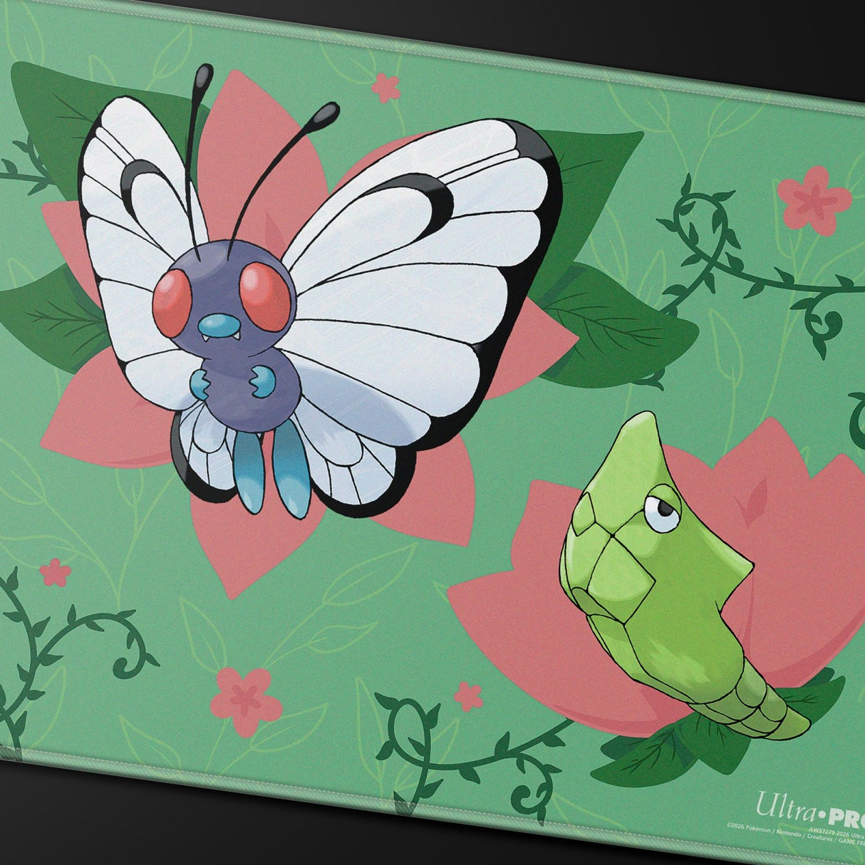 Caterpie Evolutions Stitched Playmat for the Pokémon Trading Card Game - E-16720 - Ultra PRO International - Ultra PRO International