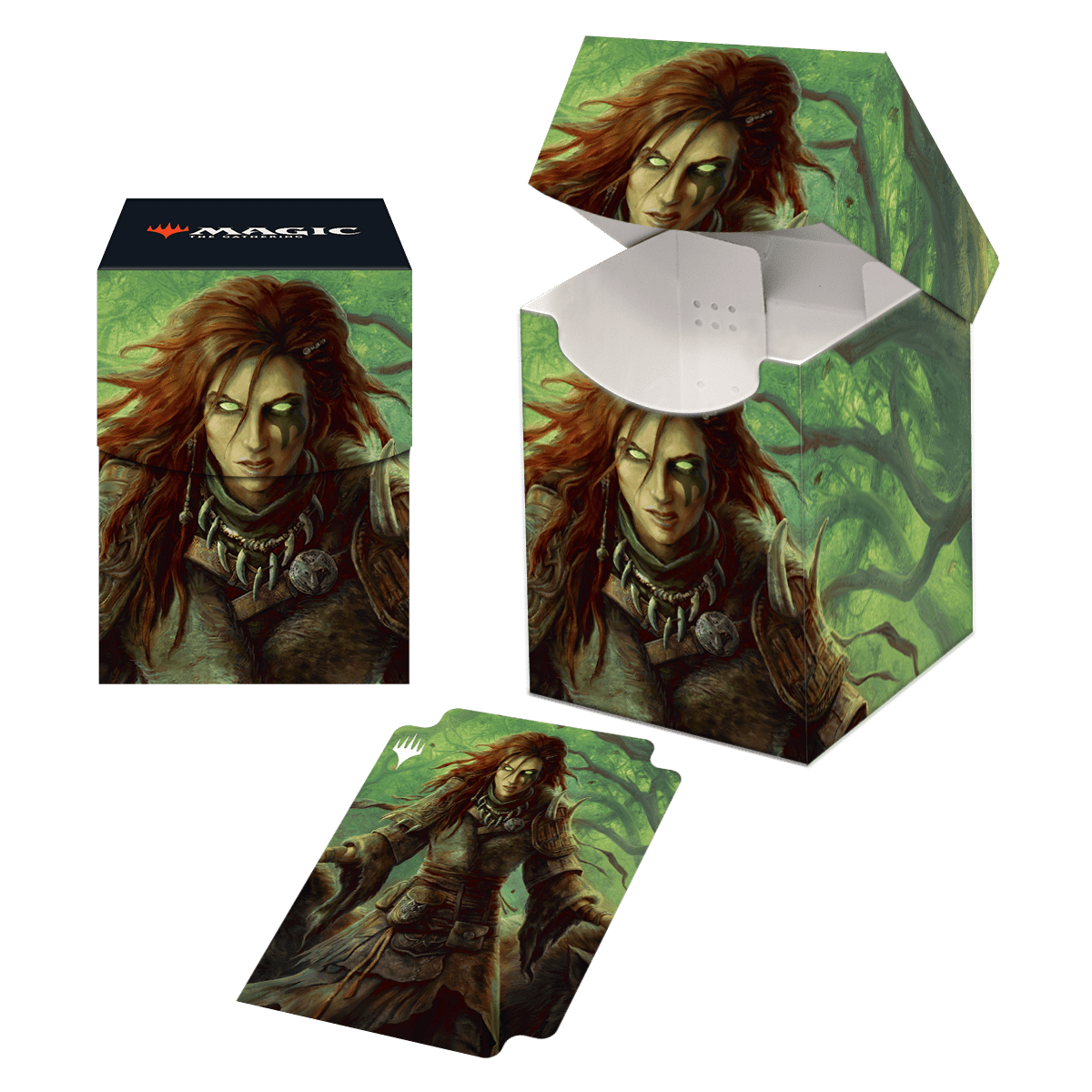 Commander Legends: Battle for Baldur's Gate Faldorn, Dread Wolf Herald 100+ Deck Box for Magic: The Gathering - E - 19372 - Ultra PRO - Ultra PRO International