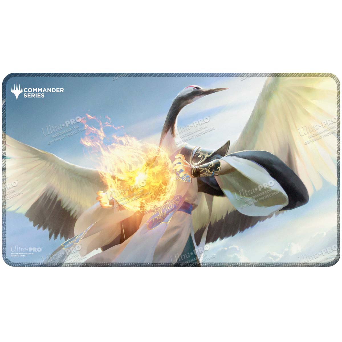 Commander Series 5 - Three Color Wedge - Kykar Stitched Playmat for Magic: The Gathering - E - 38474 - Ultra PRO International - Ultra PRO International