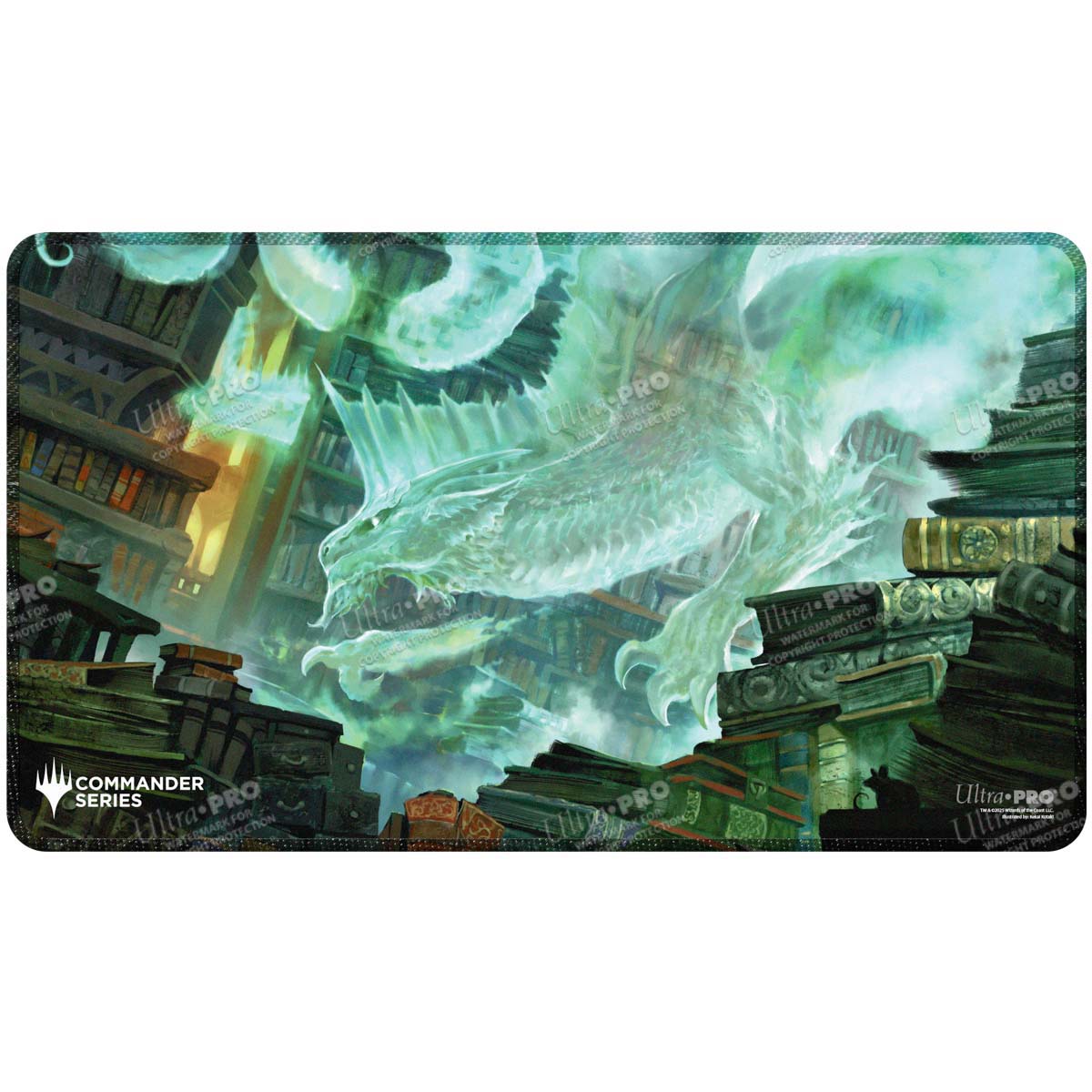 Commander Series 5 - Three Color Wedge - Miirym Stitched Playmat for Magic: The Gathering - E - 38472 - Ultra PRO International - Ultra PRO International