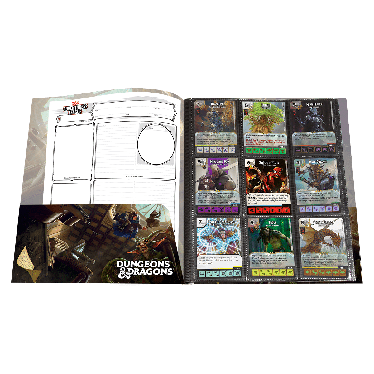 Cover Series Keys from the Golden Vault Character Folio with Stickers for Dungeons & Dragons - E - 19786 - Ultra PRO - Ultra PRO International