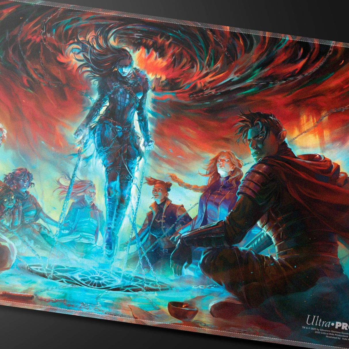 Critical Role Baddies - “Chained Oblivion” Stitched Playmat for Tabletop Gaming - E-LE17680 - Ultra PRO - Ultra PRO International