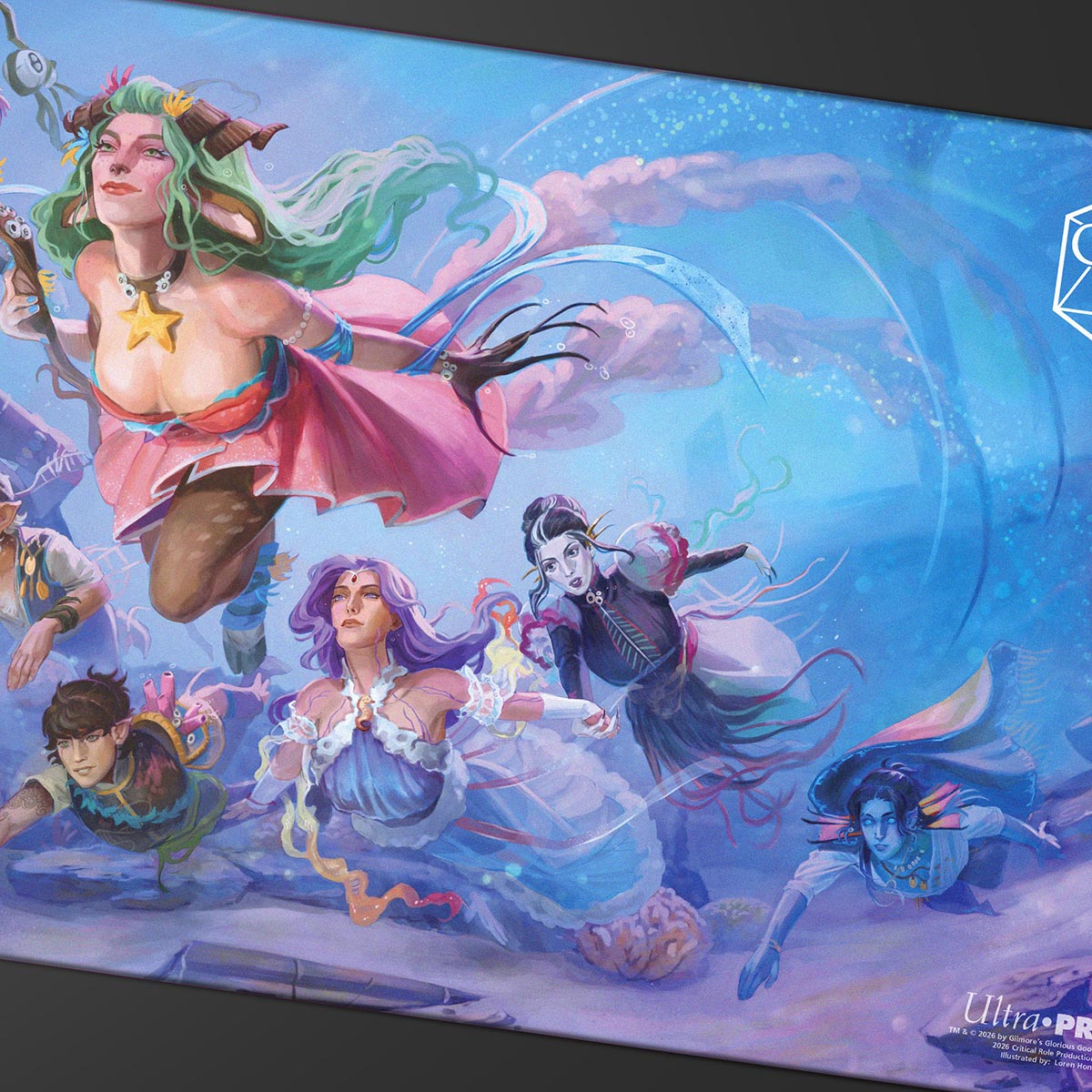 Critical Role: Bells Hells – Maelstrom Kingdom | Echoes of Exandria Playmat for Tabletop Gaming - 32048 - Ultra PRO International - Ultra PRO International