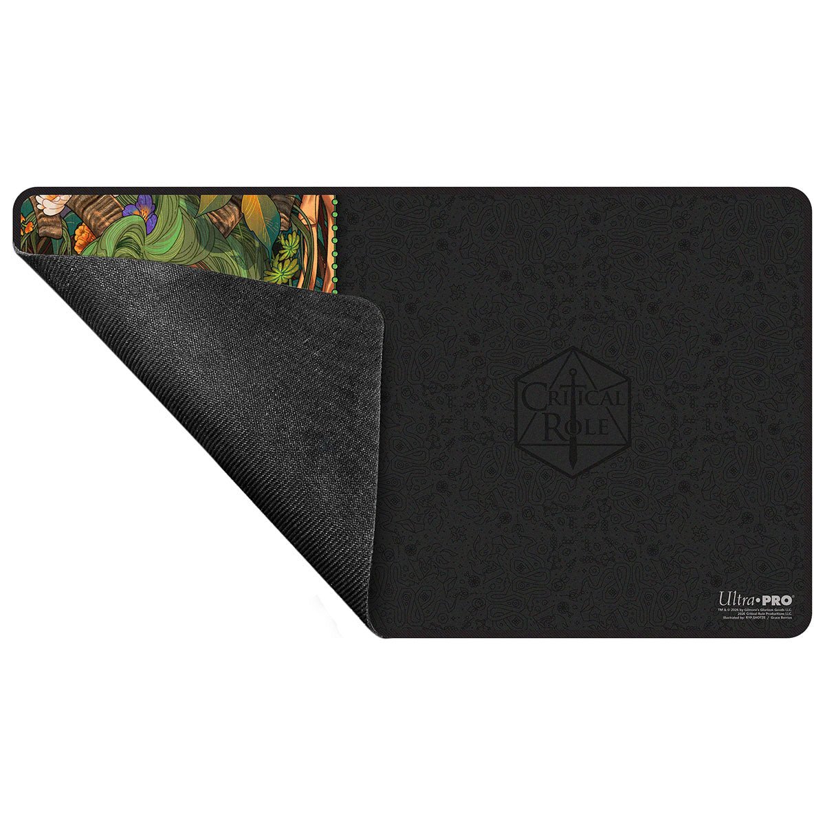 Critical Role: Bells Hells - Portrait Series Fearne Calloway Black-Stitched Playmat for Tabletop Gaming - 32033 - Ultra PRO- Ultra PRO International