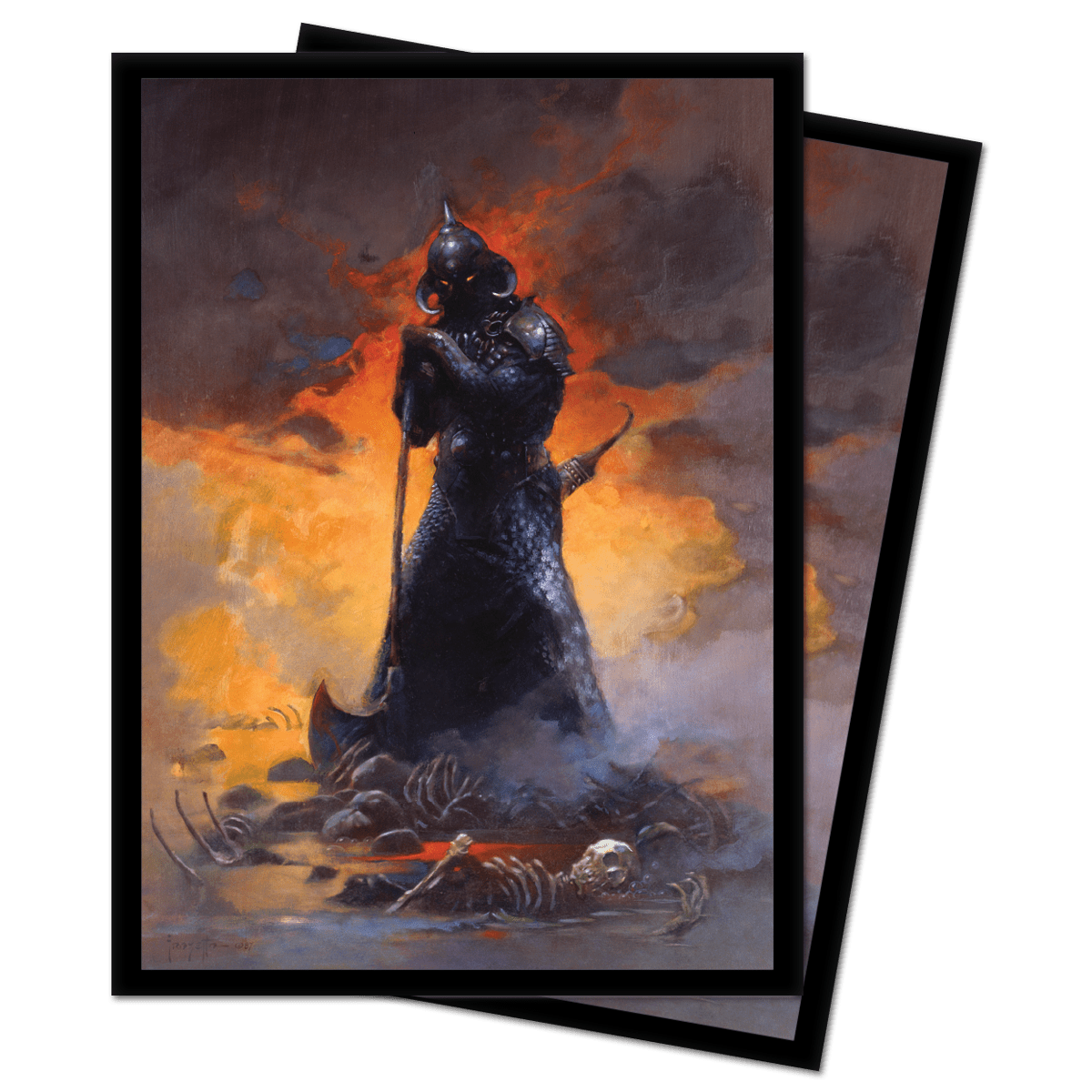 Death Dealer III Standard Deck Protector Sleeves (100ct) by Frank Frazetta - E - 15341 - Ultra PRO - Ultra PRO International