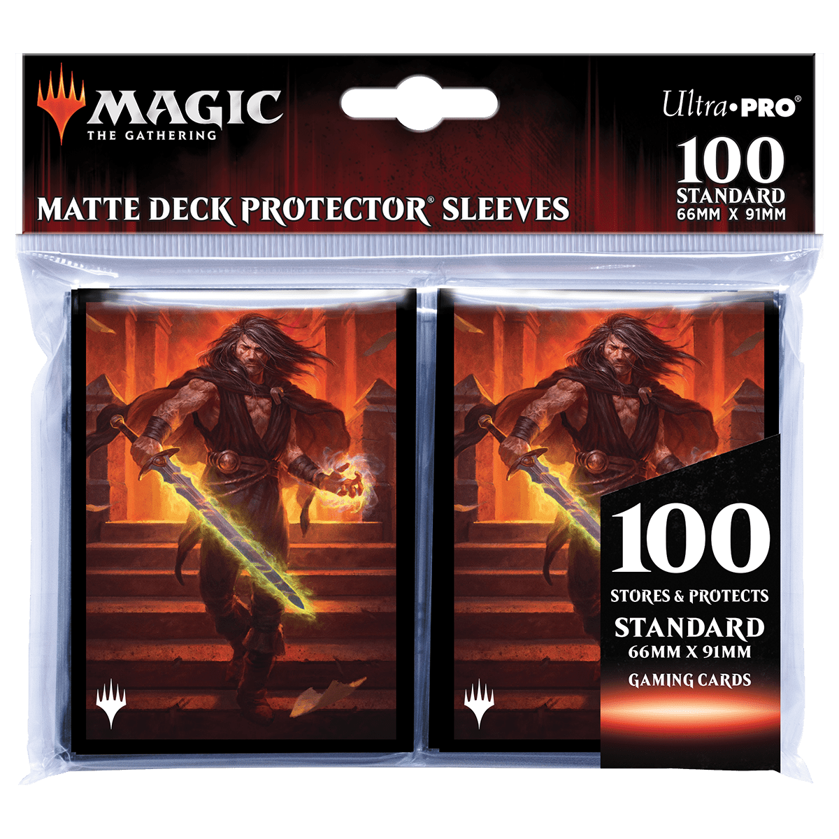 Dominaria United Jared Carthalion Standard Deck Protector Sleeves (100ct) for Magic: The Gathering - E - 19483 - Ultra PRO - Ultra PRO International