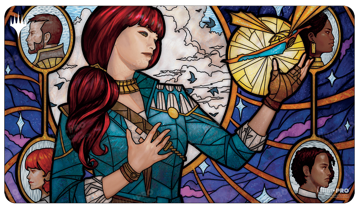 Dominaria United Jhoira, Ageless Innovator Standard Gaming Playmat for Magic: The Gathering - E - 19470 - Ultra PRO - Ultra PRO International
