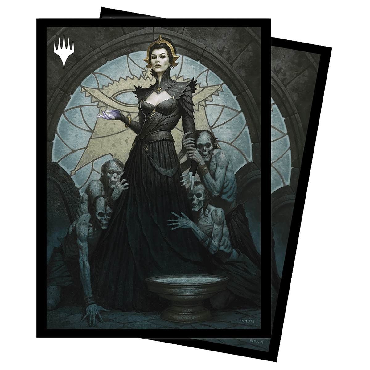Dominaria United Liliana of the Veil Standard Deck Protector Sleeves (100ct) for Magic: The Gathering - E - 19485 - Ultra PRO - Ultra PRO International