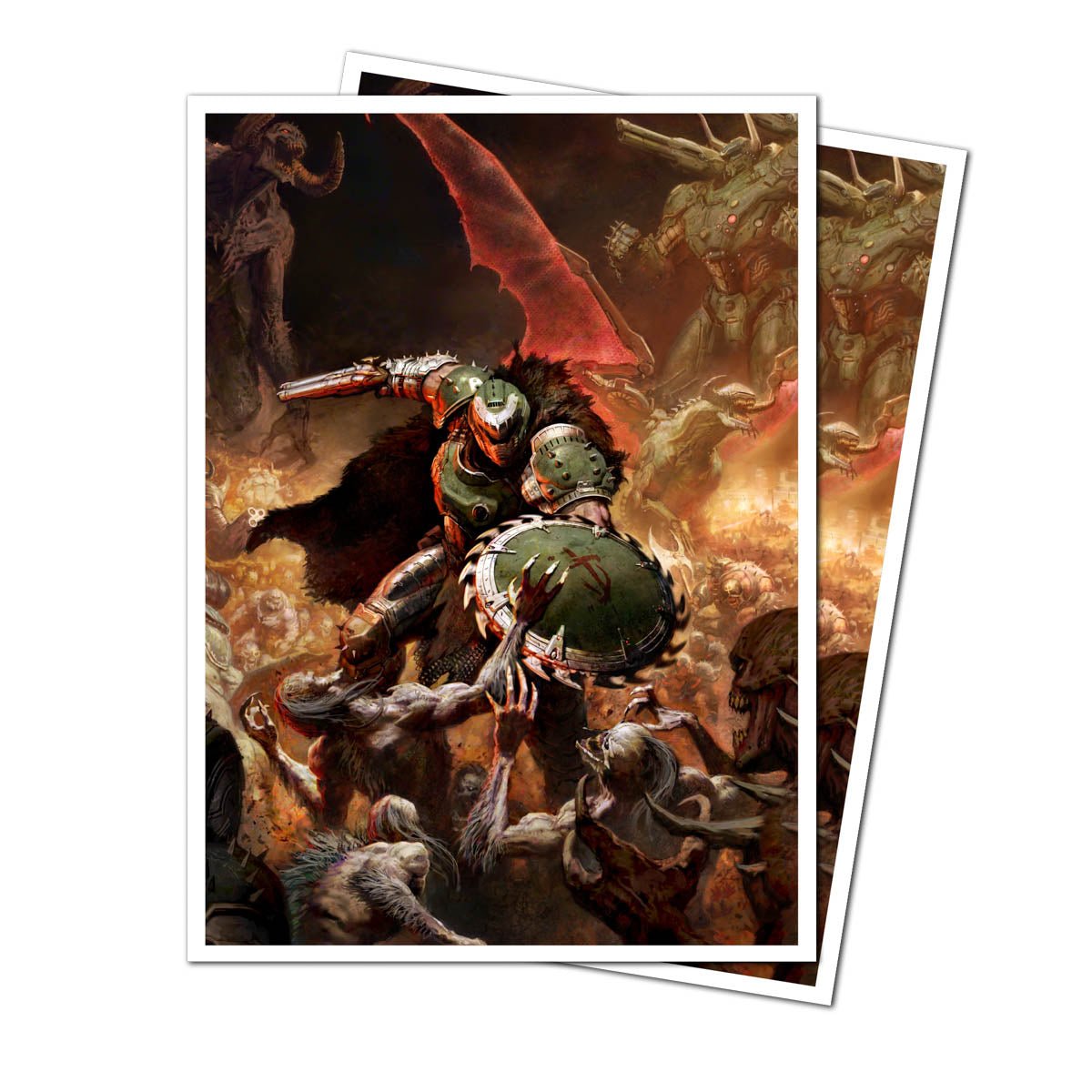 DOOM: THE DARK AGES - ONSLAUGHT - APEX Deck Protector Sleeves - E-16614 - Ultra PRO - Ultra PRO International