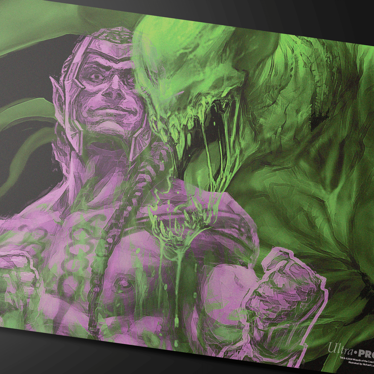Ultra PRO: Playmat - Duskmourn (Alt Art Key Character Mythic 2 - Tyvar, the Pummeler - Double Exposure Alt)