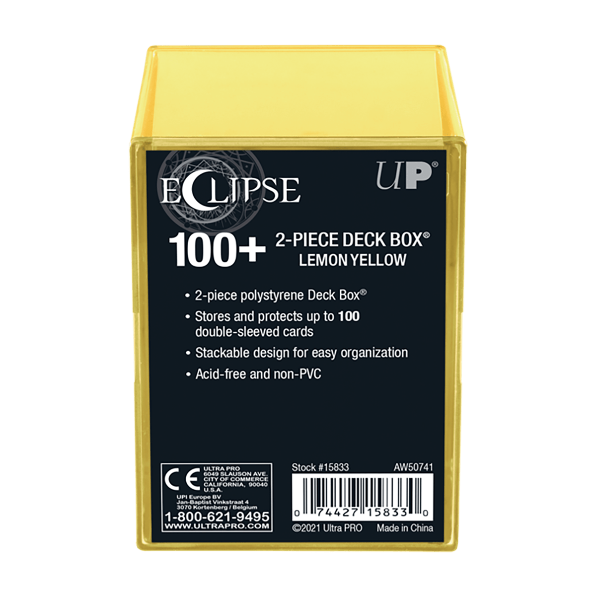 Eclipse 2 - Piece 100+ Deck Box - E - 15831 - Ultra PRO - Ultra PRO International