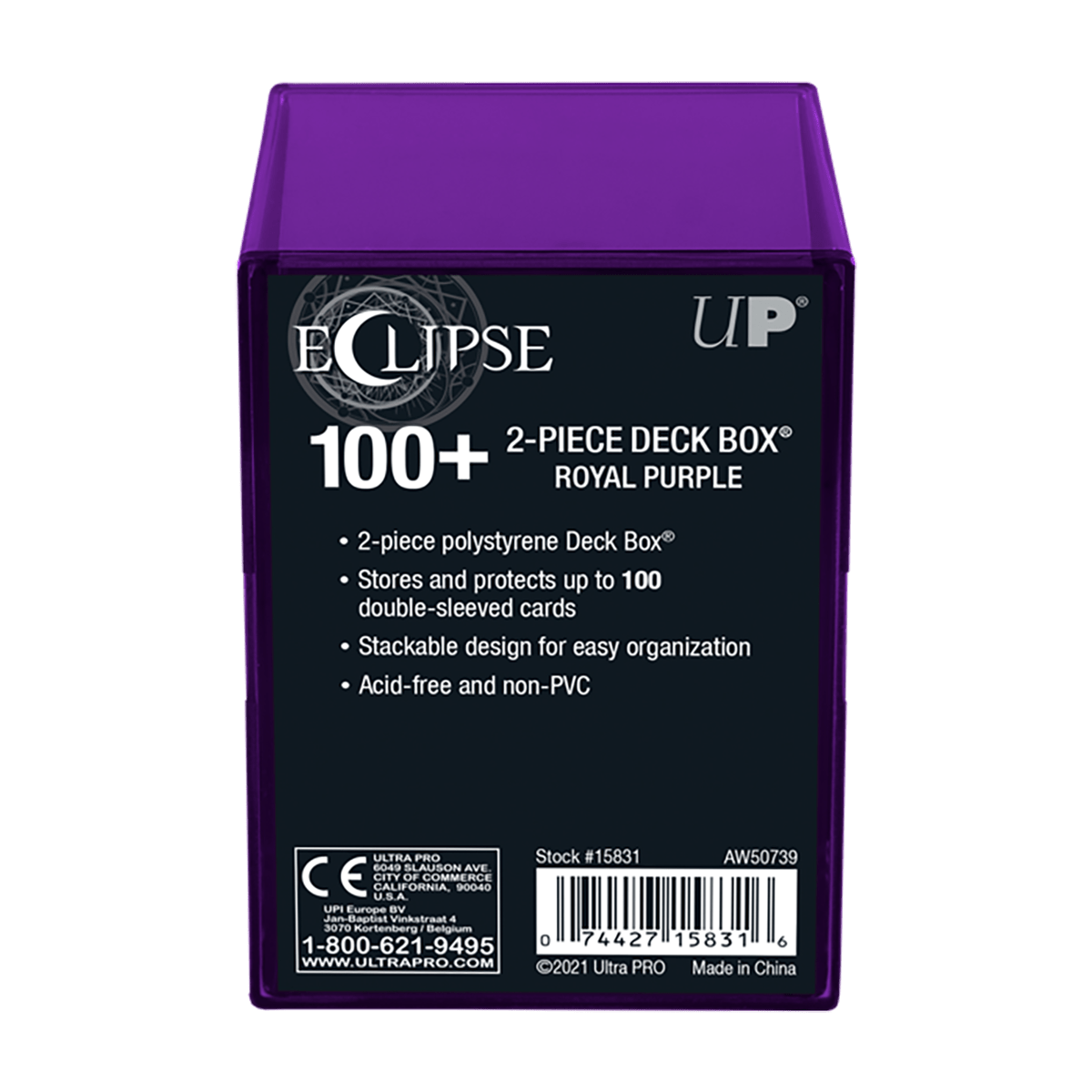 Eclipse 2 - Piece 100+ Deck Box - E - 15831 - Ultra PRO - Ultra PRO International