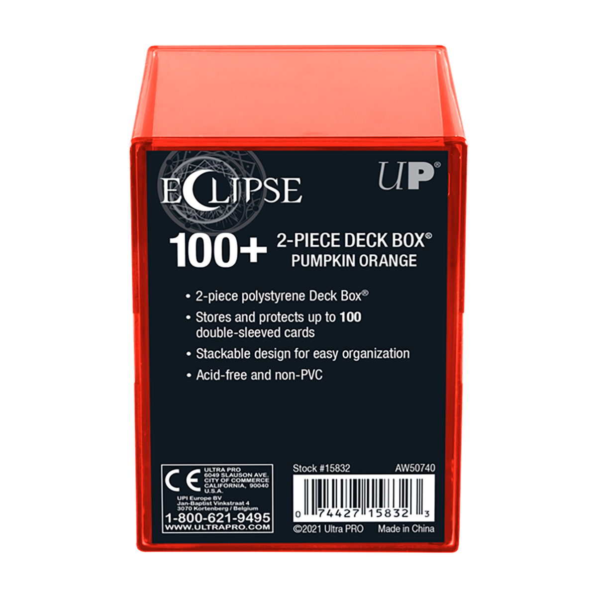 Eclipse 2 - Piece 100+ Deck Box - E - 15831 - Ultra PRO - Ultra PRO International
