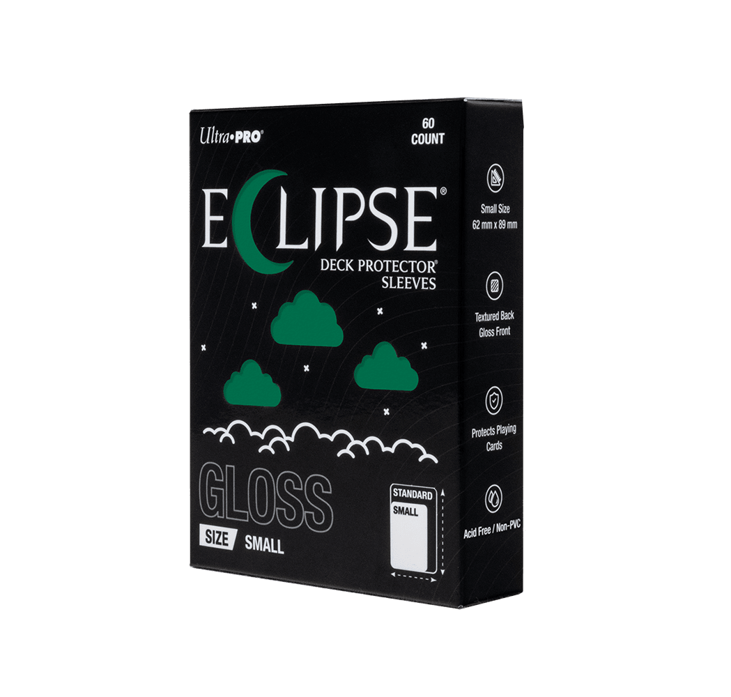 ECLIPSE® Gloss Small DECK PROTECTOR® Sleeves: Forest Green - 60ct - E-16715 - Ultra PRO- Ultra PRO International