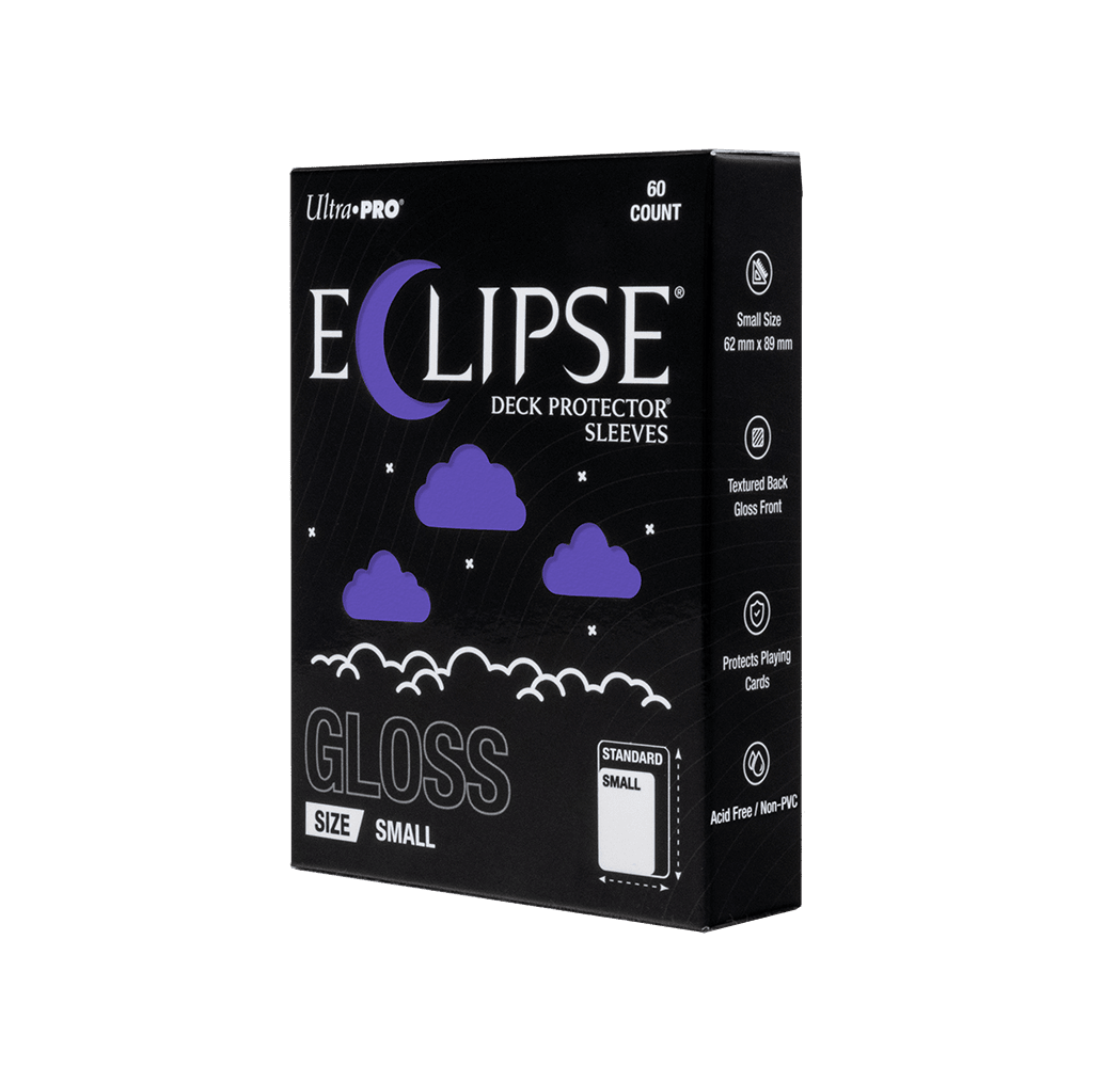 ECLIPSE® Gloss Small DECK PROTECTOR® Sleeves: Royal Purple - 60ct - E-16716 - Ultra PRO- Ultra PRO International