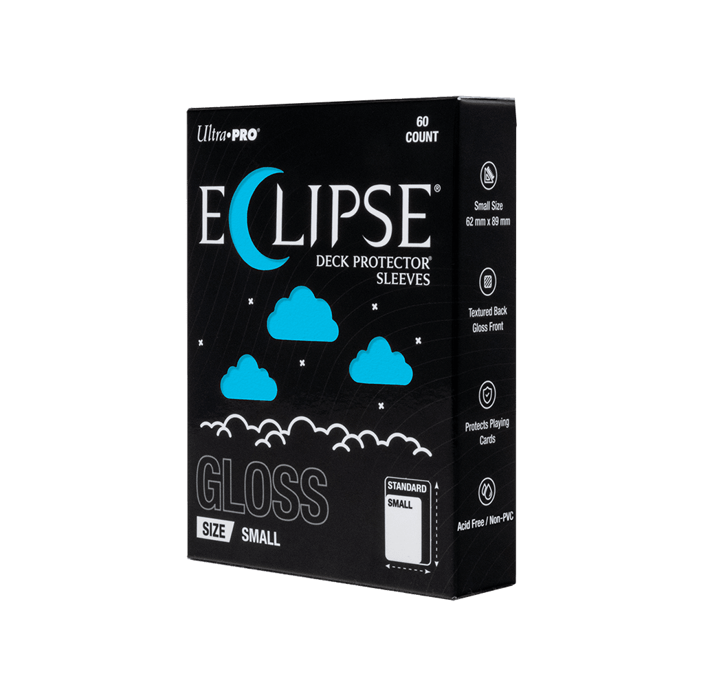 ECLIPSE® Gloss Small DECK PROTECTOR® Sleeves: Sky Blue - 60ct - E-16713 - Ultra PRO- Ultra PRO International