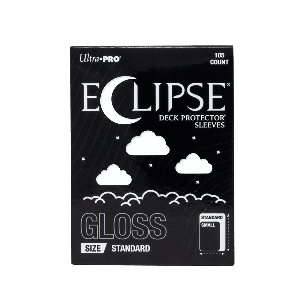 ECLIPSE® Gloss Standard DECK PROTECTOR® Sleeves: Arctic White - 105ct - E-16701 - Ultra PRO- Ultra PRO International