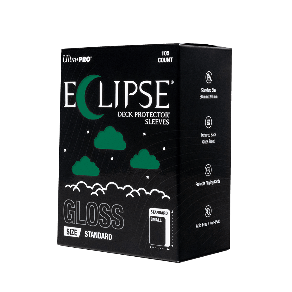 ECLIPSE® Gloss Standard DECK PROTECTOR® Sleeves: Forest Green - 105ct - E-16705 - Ultra PRO- Ultra PRO International