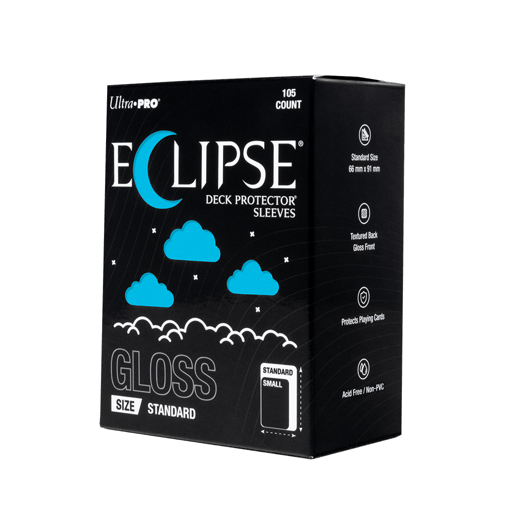 ECLIPSE® Gloss Standard DECK PROTECTOR® Sleeves: Sky Blue - 105ct - E-16703 - Ultra PRO- Ultra PRO International