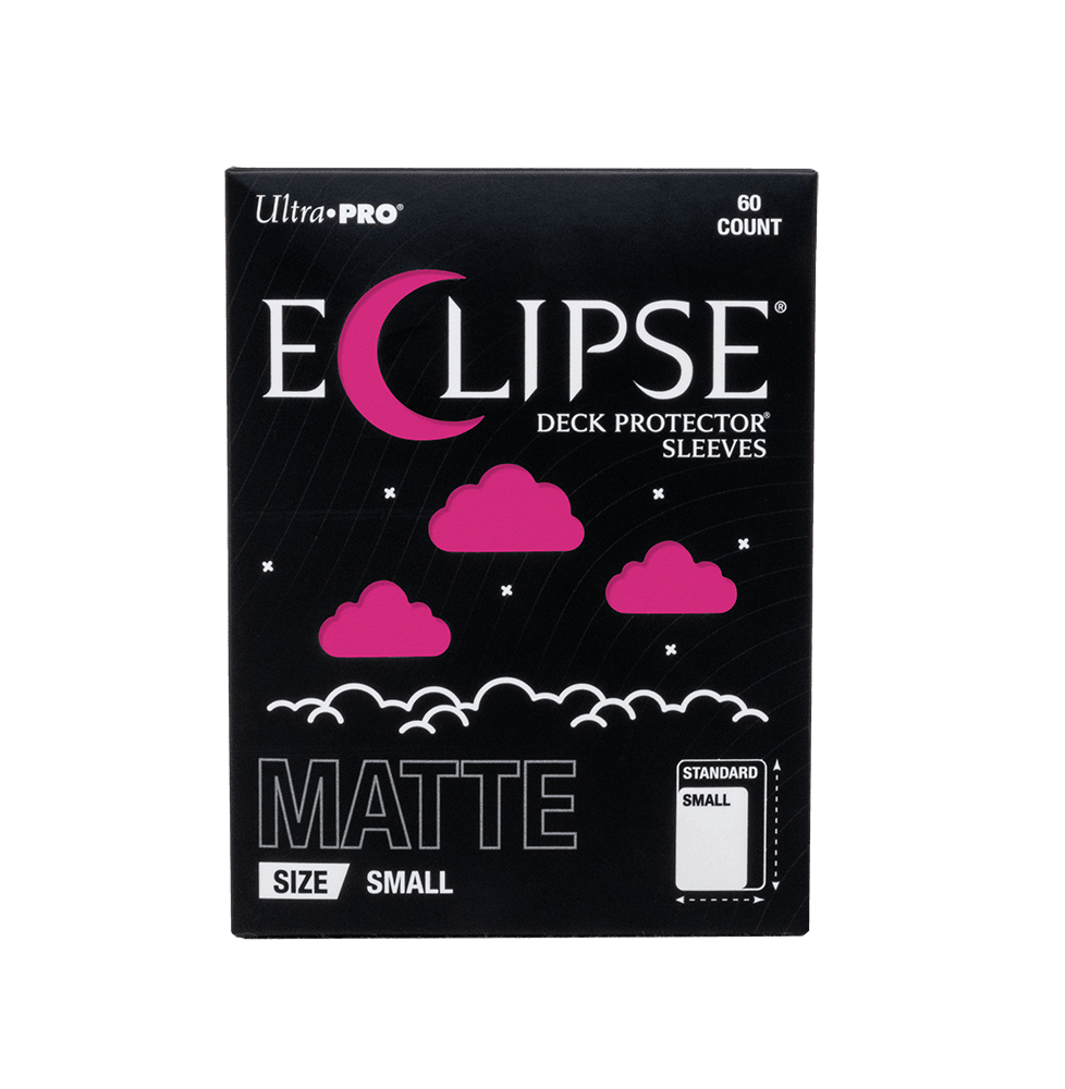 ECLIPSE® Matte Small DECK PROTECTOR® Sleeves: Hot Pink - 60ct - E-16698 - Ultra PRO- Ultra PRO International