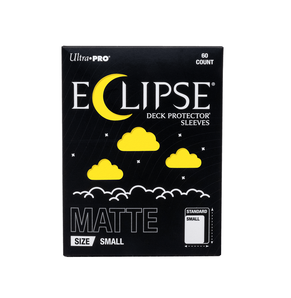 ECLIPSE® Matte Small DECK PROTECTOR® Sleeves: Lemon Yellow - 60ct - E-16697 - Ultra PRO- Ultra PRO International