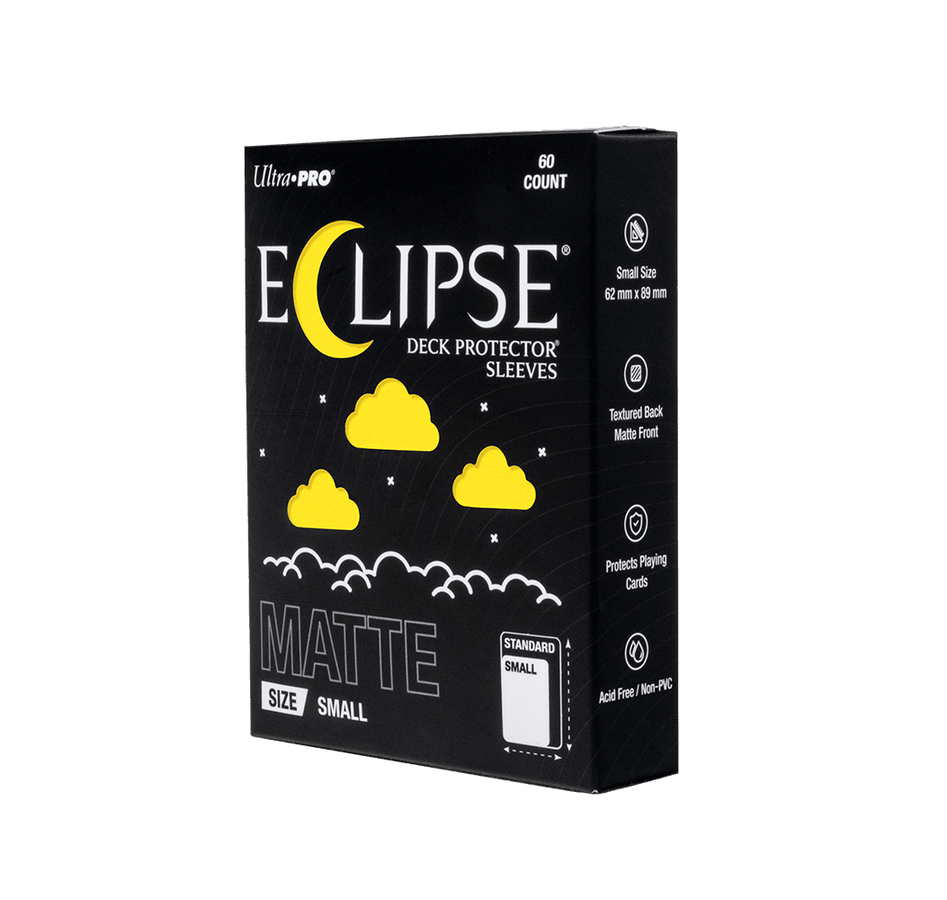ECLIPSE® Matte Small DECK PROTECTOR® Sleeves: Lemon Yellow - 60ct - E-16697 - Ultra PRO- Ultra PRO International