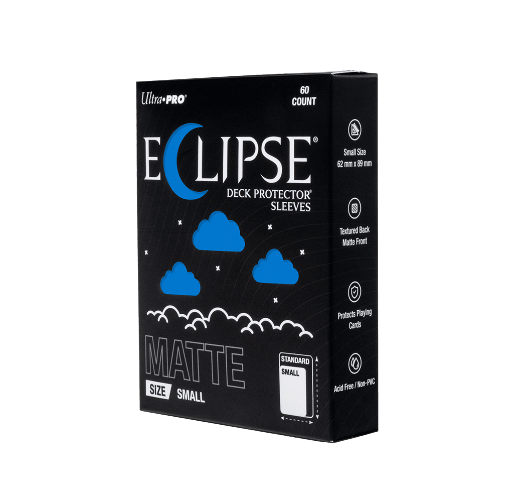 ECLIPSE® Matte Small DECK PROTECTOR® Sleeves: Pacific Blue - 60ct - E-16692 - Ultra PRO- Ultra PRO International