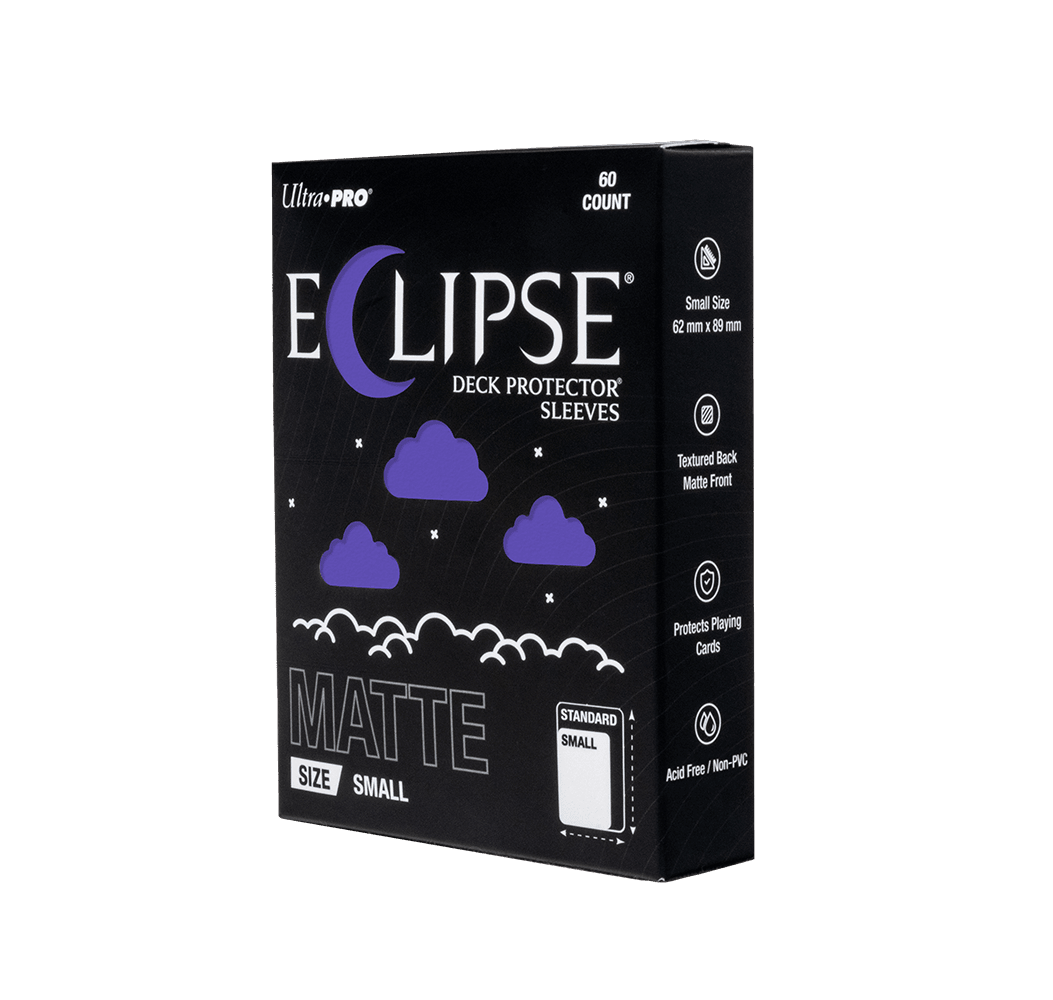 ECLIPSE® Matte Small DECK PROTECTOR® Sleeves: Royal Purple - 60ct - E-16696 - Ultra PRO- Ultra PRO International