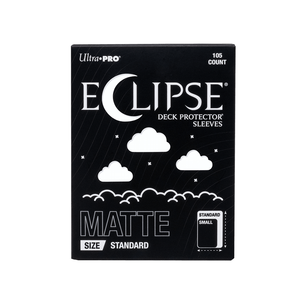 ECLIPSE® Matte Standard DECK PROTECTOR® Sleeves: Arctic White - 105ct - E-16681 - Ultra PRO- Ultra PRO International