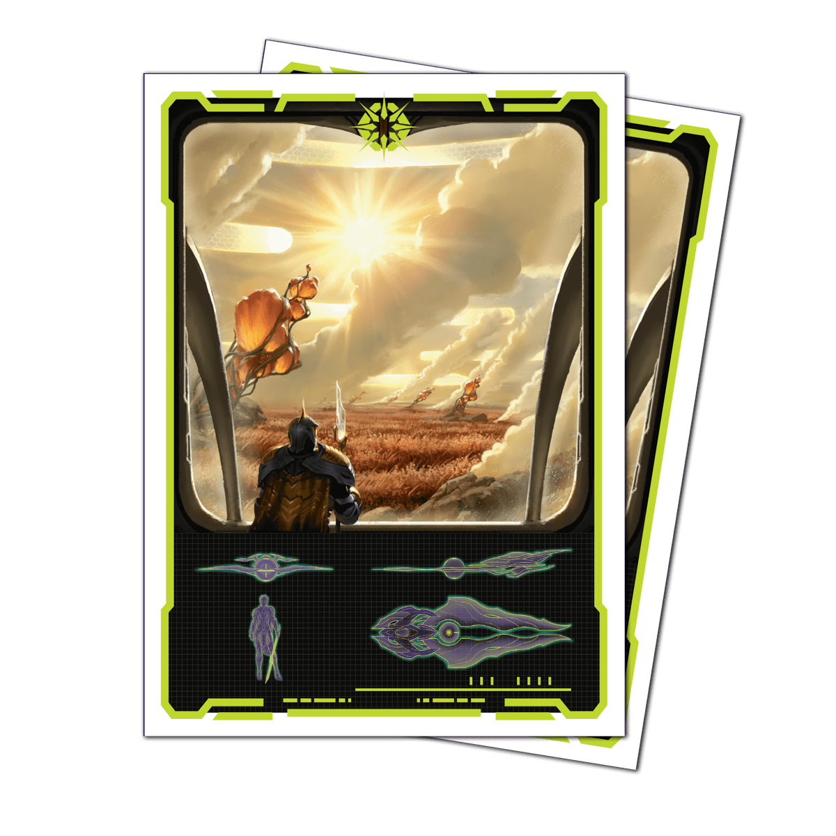 Edge of Eternities Adagia, Windswept Bastion 105ct APEX™ Deck Protector Sleeves for Magic: The Gathering - E - 38856 - Ultra PRO - Ultra PRO International