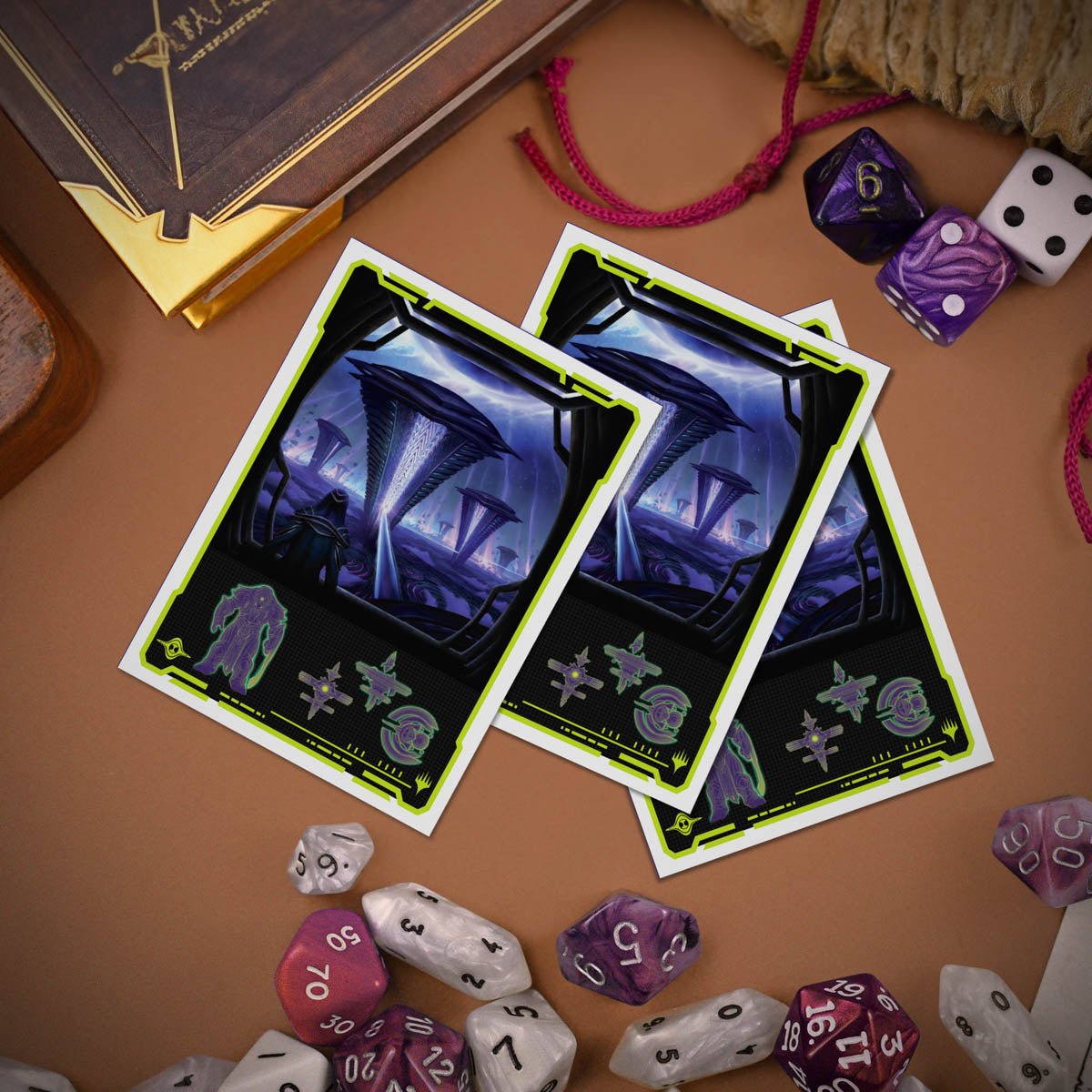 Ultra PRO – 100 Deck Protector Maniche Per Carte – Edge Of Eternities, Trasparenti, Con Box E Divisorio – Per Magic: The Gathering