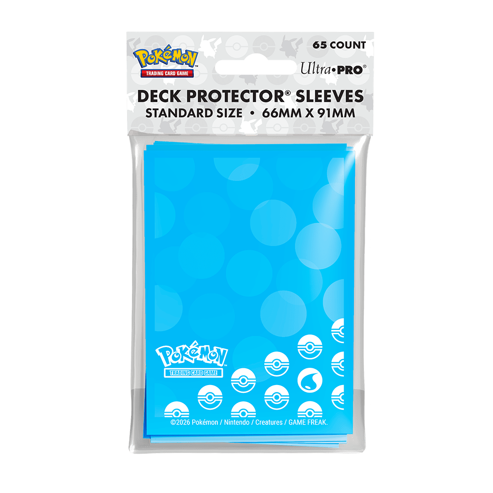 Energy - Water Type 65ct DECK PROTECTOR® Sleeves for Pokémon - E-16744 - Ultra PRO- Ultra PRO International