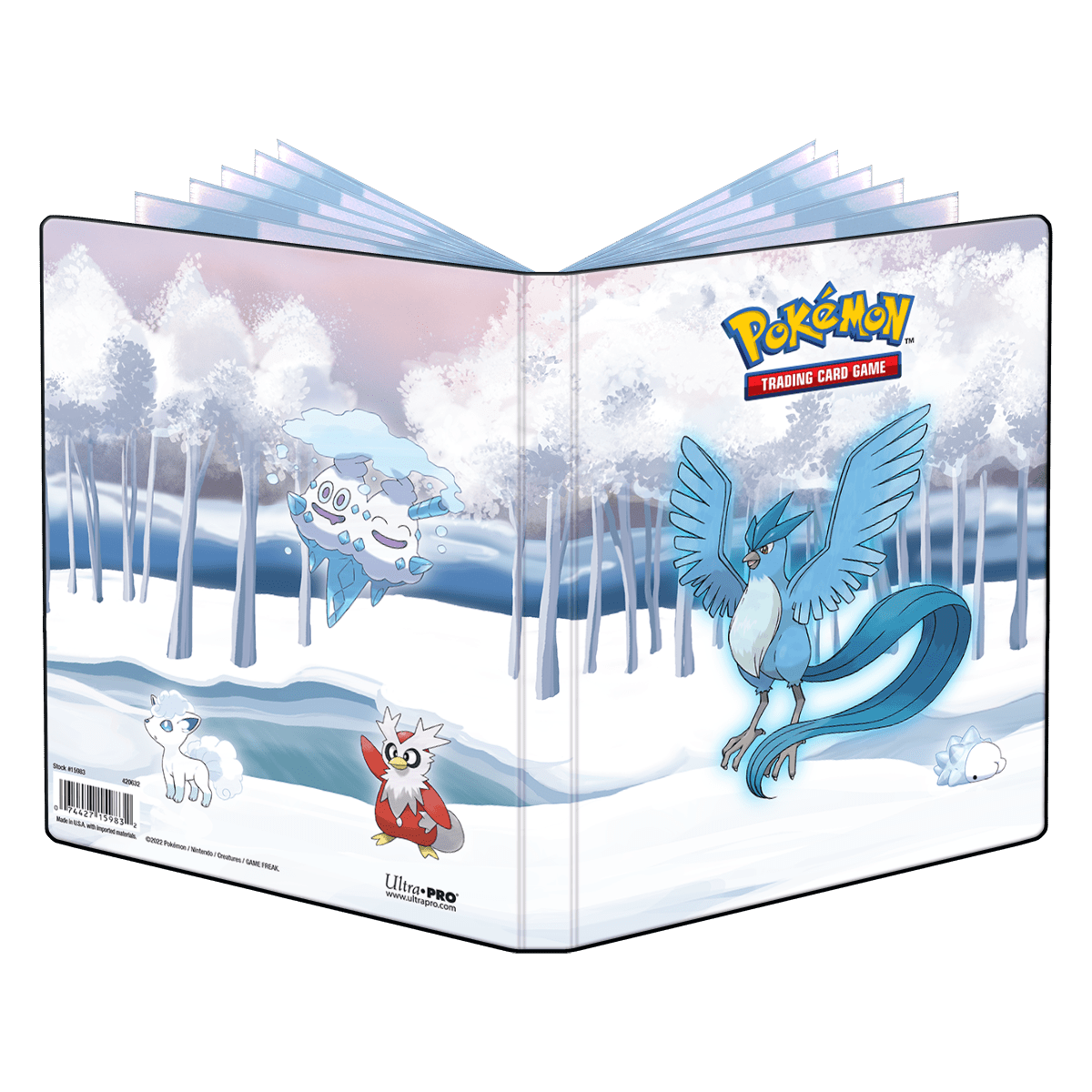 Gallery Series Frosted Forest 4 - Pocket Portfolio for Pokémon - E - 15983 - Ultra PRO - Ultra PRO International